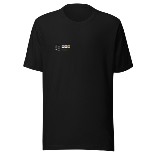Faded black / Left chest